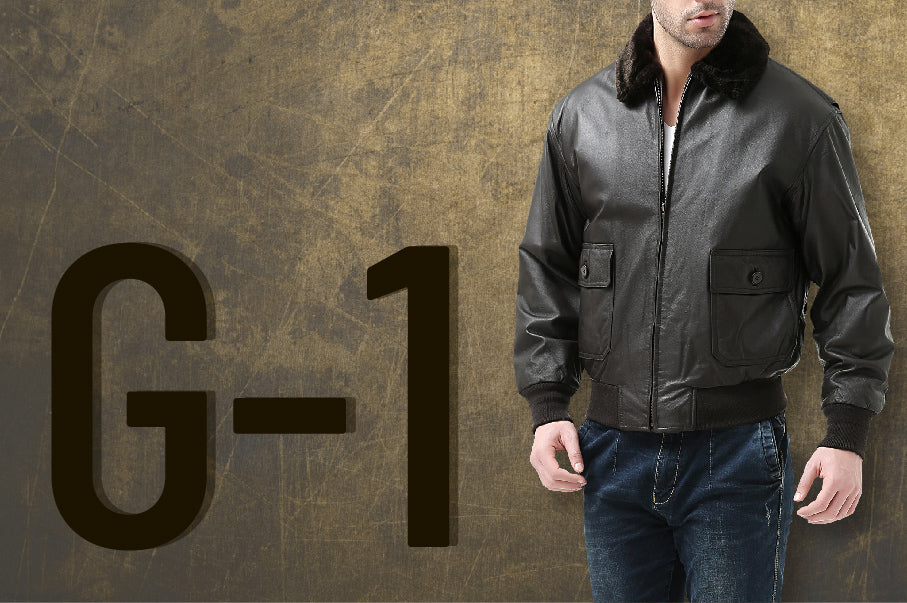 Landing Leathers Air Force Men A-2 Goatskin Leather Flight Bomber Jacket