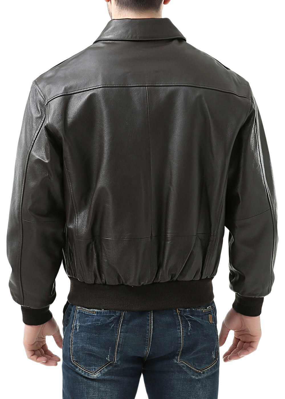 Landing Leathers Men Air Force A-2 Leather Flight Bomber Jacket