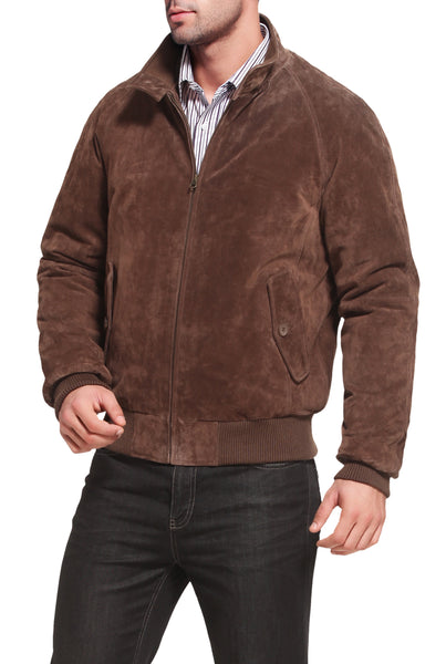 Lenina ♥ TEDDY suede bomber jacket/追跡付 412-245909-brn_22_6f1f046e-