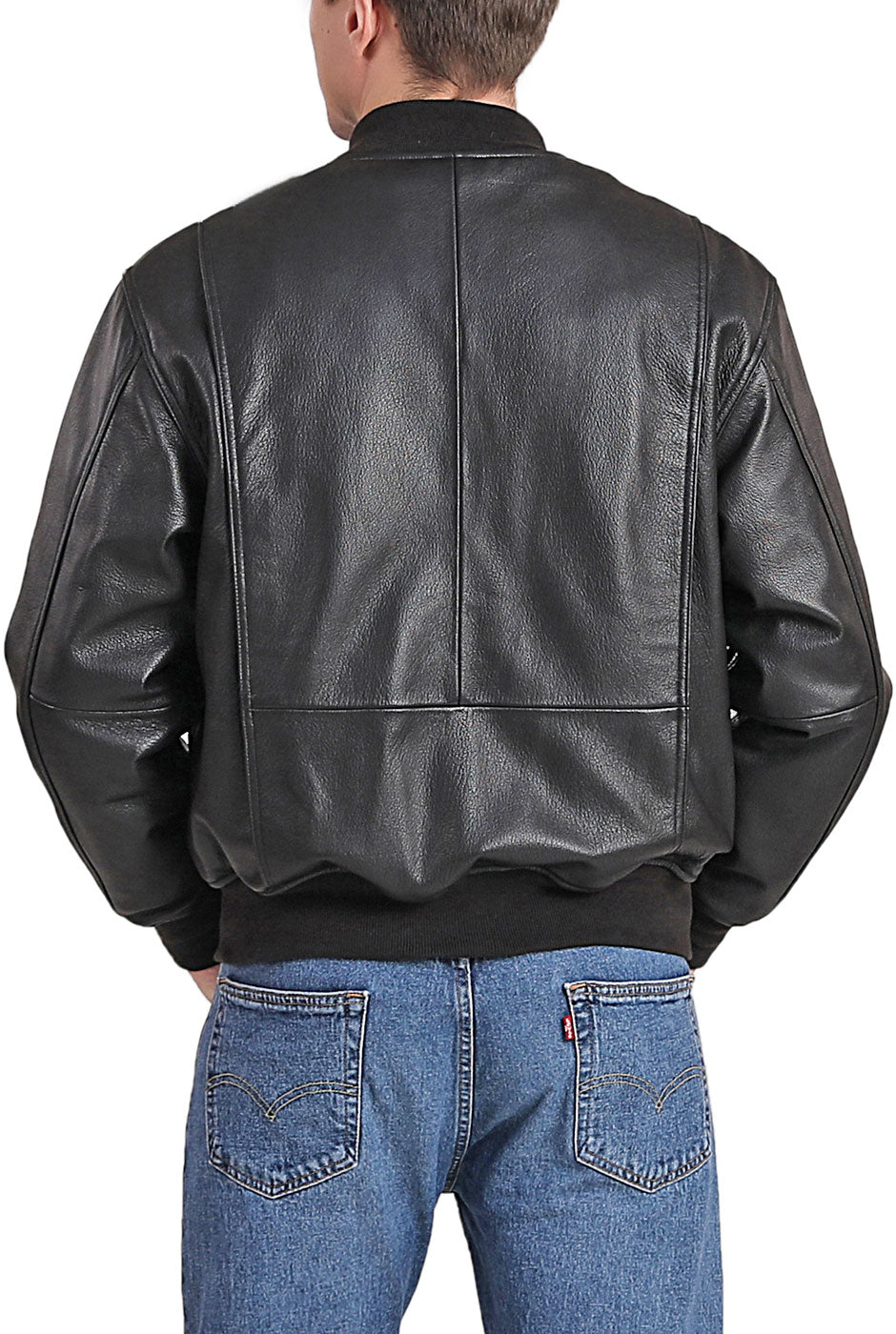 Landing Leathers Men WWII Leather Tanker Jacket