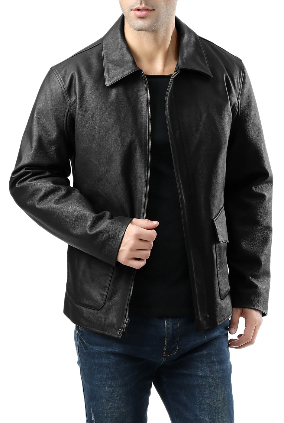 Landing Leathers Men Raider Indy-Style Leather Legend Jacket