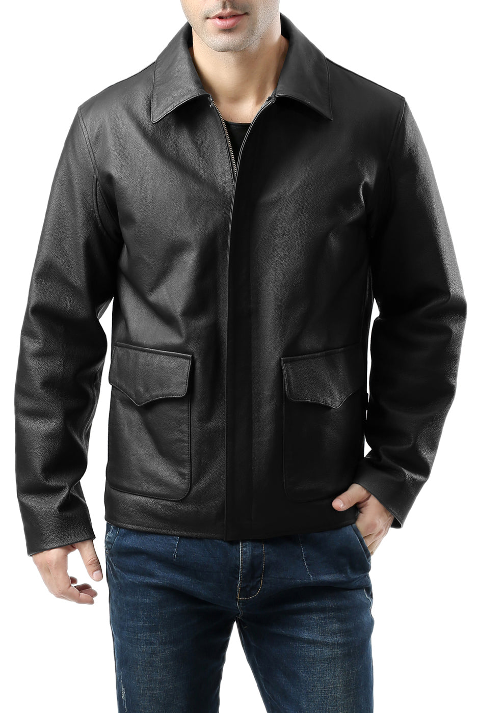 Landing Leathers Men Raider Indy-Style Leather Legend Jacket