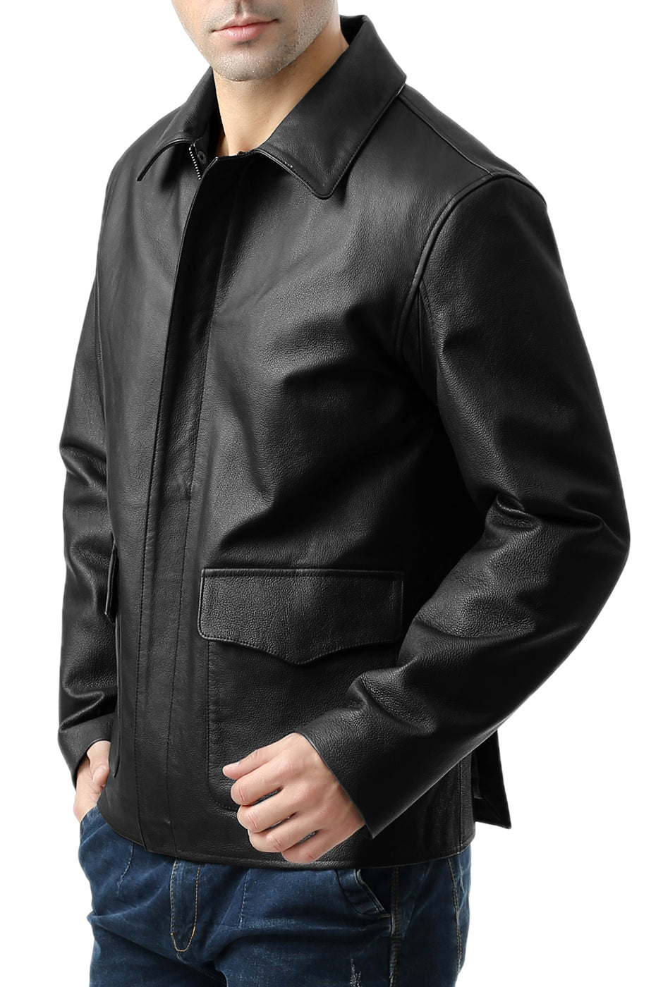 Landing Leathers Men Raider Indy-Style Leather Legend Jacket